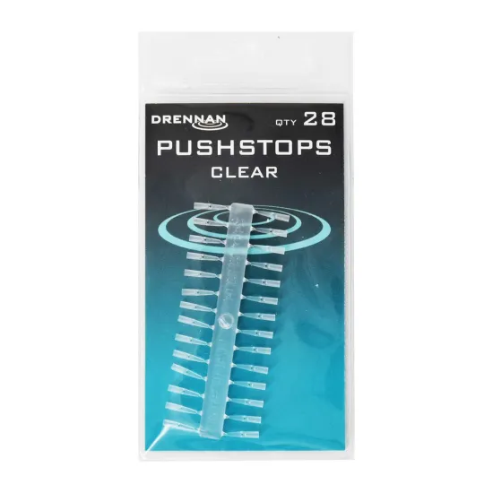 Stopery Quickstops pellet przezroczysty Drennan 28 sztuk
