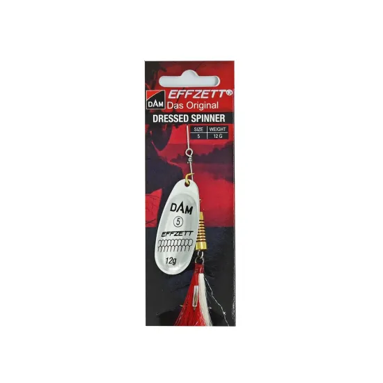 Błystka obrotowa Effzett Dressed Spinner silver 5 12g