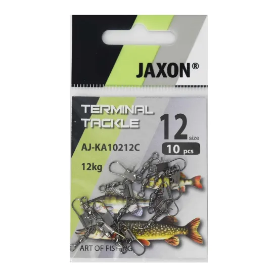 Agrafka Interlock z krętlikiem Classic Jaxon rozmiar 12 10 sztuk-78887
