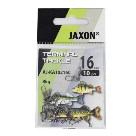 Agrafka Interlock z krętlikiem Classic Jaxon rozmiar 16 10 sztuk-78891
