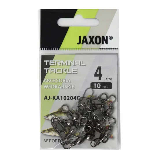 Agrafka Interlock z krętlikiem Classic Jaxon rozmiar 4 10 sztuk-78917