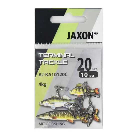 Agrafka Safety z krętlikiem Classic Jaxon rozmiar 20 10 sztuk-79090
