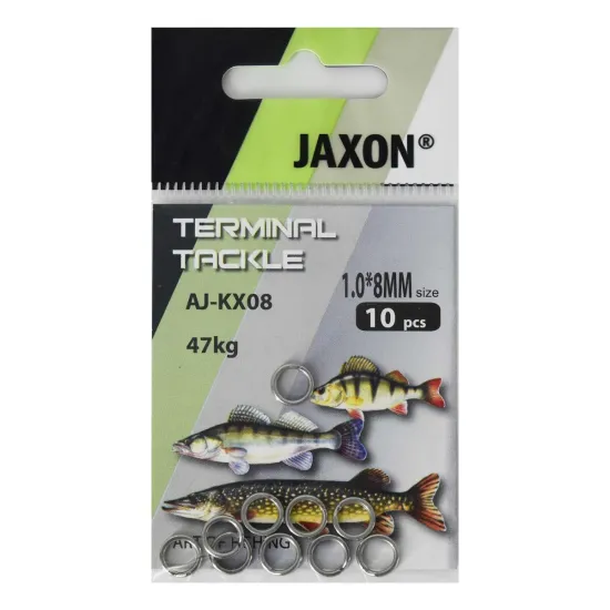 Kółka Łącznikowe Big Game 1.0x8mm Jaxon 10 sztuk-79180