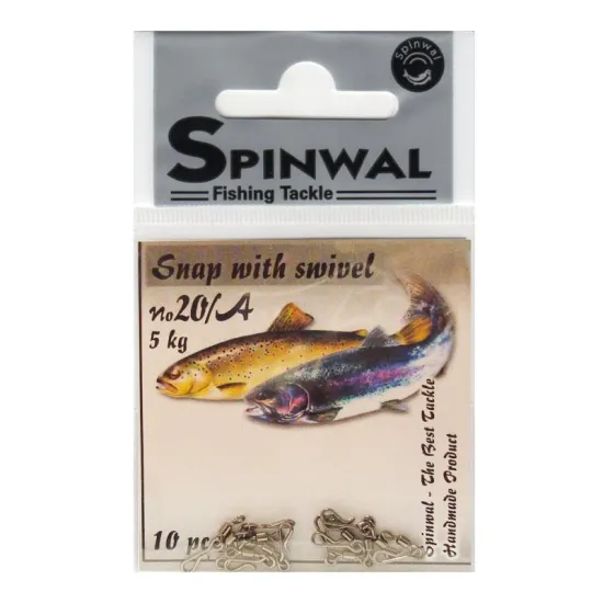 Agrafka z krętlikiem Spinwal rozmiar 20/A 5kg 10 sztuk