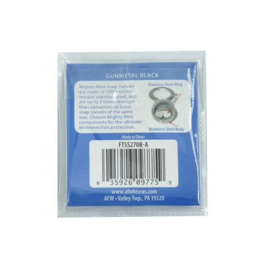 Agrafka wędkarska krętlikiem Mighty-Mini 122kg American Fishing Wire 3 sztuki-79793