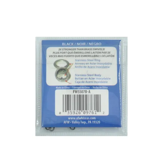 Krętlik wędkarski American Fishing Wire Mighty-Mini 82kg 10 sztuk-79809
