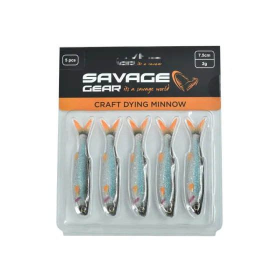 Przynęta ripper 3D Craft Dying Minnow Savage Gear 7,5cm / 2g Roach 5 sztuk