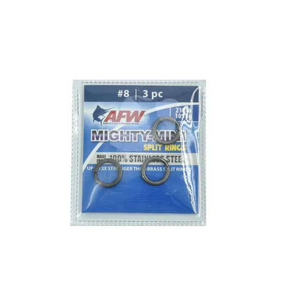 Kółko łącznikowe Mighty Mini American Fishing Wire 105 kg 3 sztuki