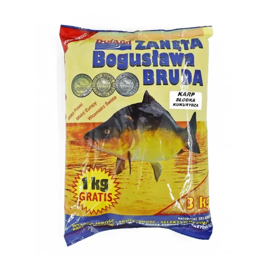 Zanęta wędkarska popularna karp słodka kukurydza Boland 3kg