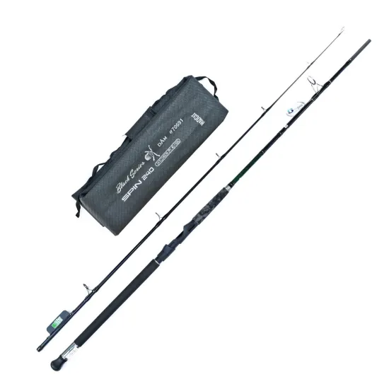 Wędka spinningowa DAM Madcat Black Spin 2.40m 40-150g-80003