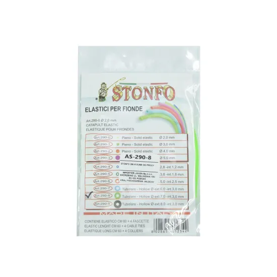 Guma do procy wędkarskiej AS-290-8 zielona Stonfo-80274
