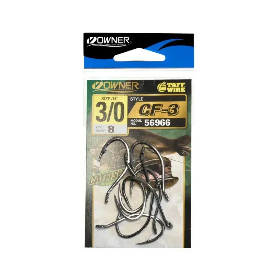 Haczyki sumowe Owner CF-3 Catfish rozmiar 3/0 8 sztuk