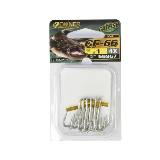 Kotwica trójramienna Owner CF66 Catfish rozmiar "1" opakowanie 6 sztuk
