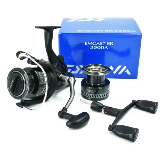 Kołowrotek feeder karpiowy z wolnym biegiem Daiwa Emcast BR A 3500 8 łożysk-80633