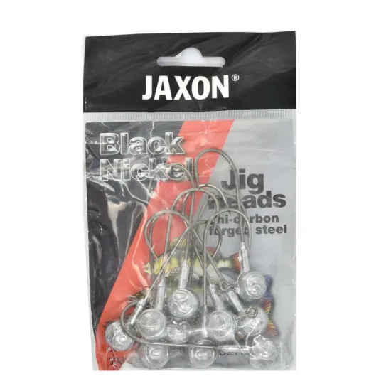 Główka jigowa spinningowa Jaxon Tanami Black Nickel #7/0 20g 10 sztuk