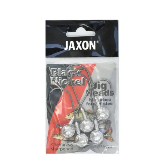 Główka jigowa spinningowa Jaxon Tanami Black Nickel #7/0 25g 5 sztuk
