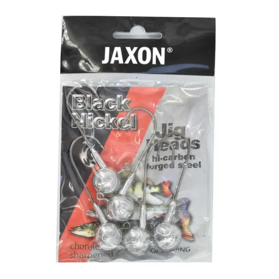 Główka jigowa spinningowa Jaxon Tanami Black Nickel #7/0 40g 5 sztuk