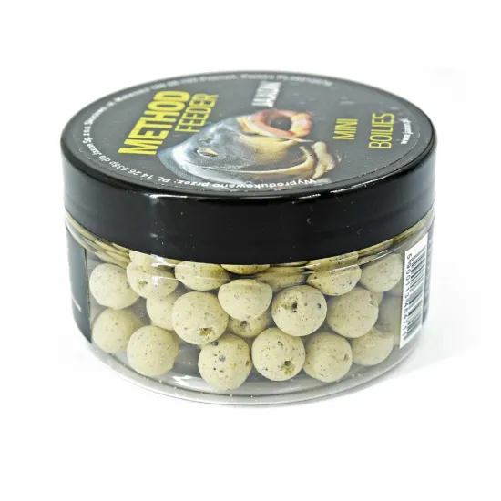 Kulki proteinowe Mini Method Feeder Jaxon 9mm 50g białe robaki-81820