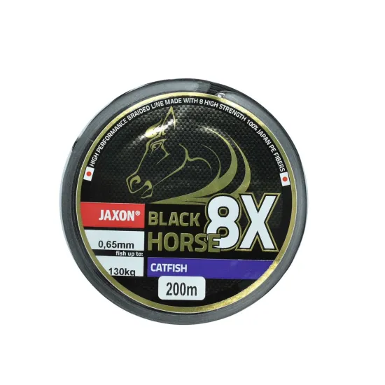 Plecionka sumowa Jaxon Black Horse 8X Catfish 0.65mm 200m