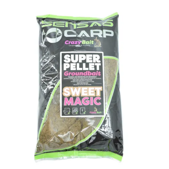 Zanęta Crazy Bait Groundb.Sweet Magic 1kg Sensas