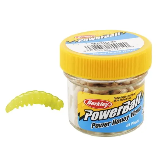 Przynęta Powerbait Honey Worms hot yellow Berkley