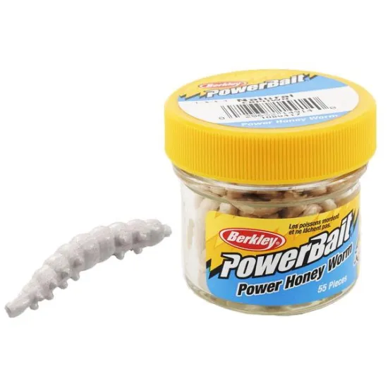 Przynęta Berkley Powerbait Honey Worms whitescales