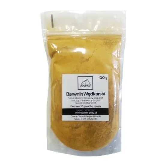 Barwnik do zanęty, gliny "Barwix Tajfun" żółty Górek 0.10kg