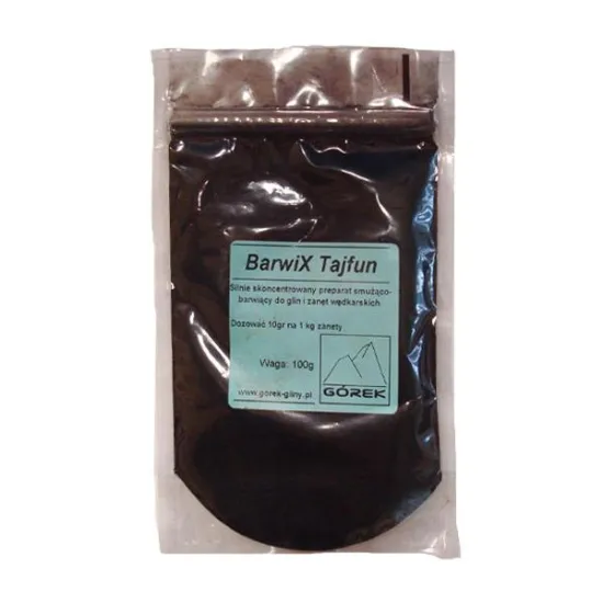 Barwnik do zanęty, gliny "Barwix Tajfun" czarny Górek 0.10kg