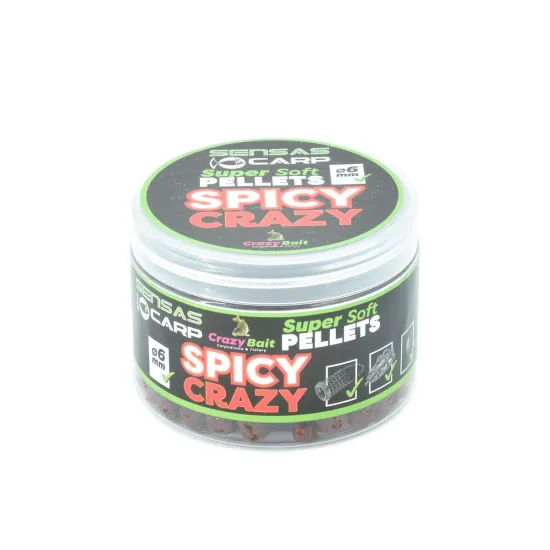 Pellet super soft Crazy Bait Spicy Crazy 60g Sensas