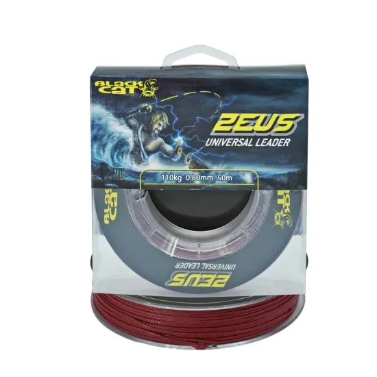 Plecionka przyponowa, sumowa Black Cat Zeus Universal 0.80mm 50m