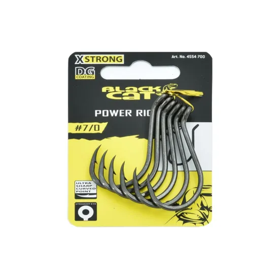 Haki sumowe Black Cat Power Rig DG rozmiar 7/0 6 sztuk