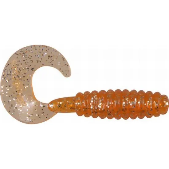 Twister Jumper 3.5cm carrot silver glitter