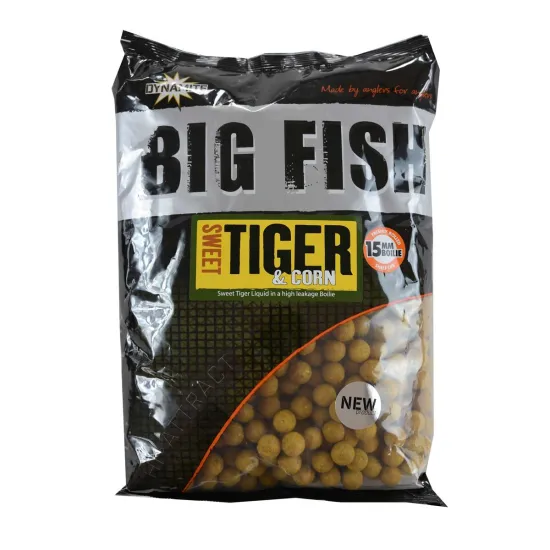 Kulki Sweet Tiger Corn Boilies 15mm 1.8kg Dynamite Baits
