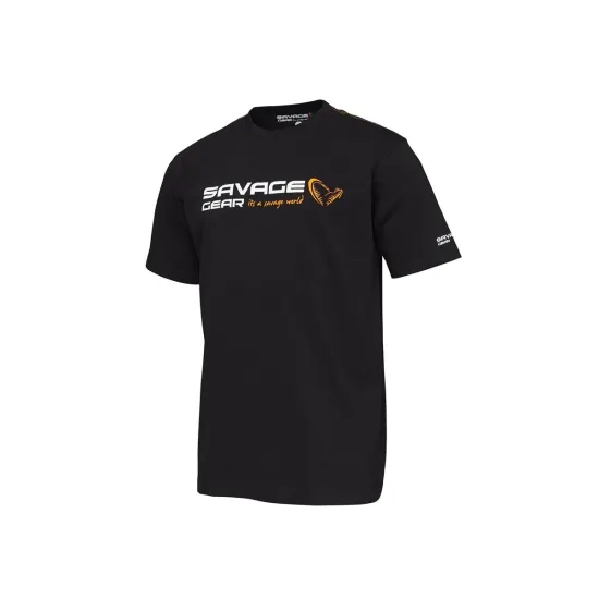 Koszulka T-Shirt Signature logo black ink rozmiar XL Savage Gear