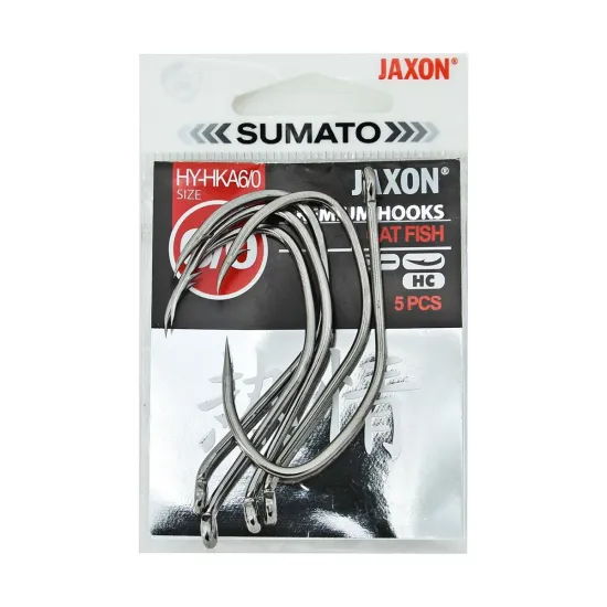 Haczyki sumowe Sumato Cat Fish rozmiar 6/0 czarne NSB 5 sztuk