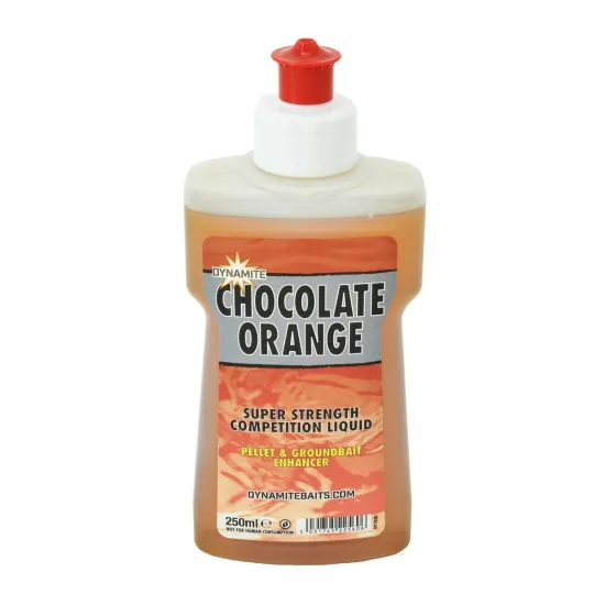 Atraktor spinningowy XL Liquid Chocolate Orange Dynamite Baits 250ml