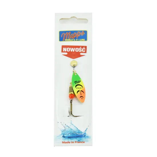 Błystka obrotowa Mepps Aglia Long fluo tiger 2 7g