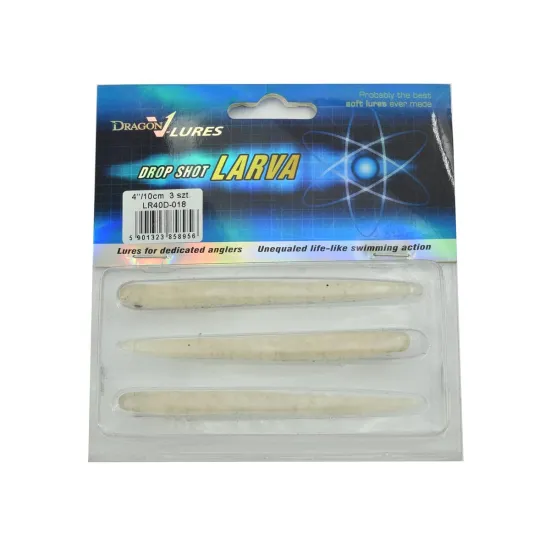 Drop Shot Larva 10cm kolor D-018 Dragon 3 sztuki