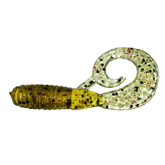 Twister 8,5 cm WARF piaskowy z brokatem Manns