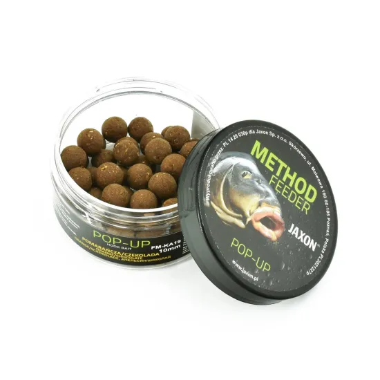 Kulki Pop-Up Method Feeder 10mm pomarańcza, czekolada Jaxon 30g
