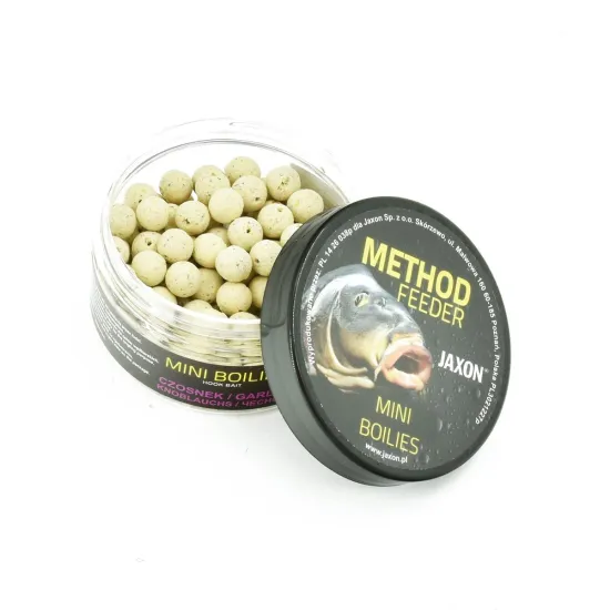 Kulki proteinowe Mini Method Feeder Jaxon 9mm 50g czosnek