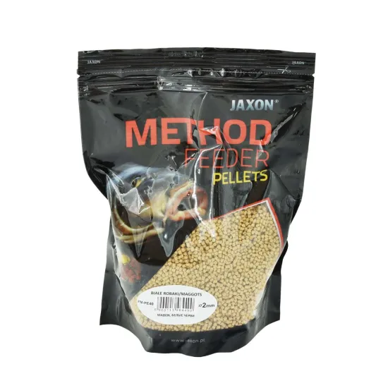 Pellet zanętowy Method Feeder białe robaki Jaxon 2mm 500g