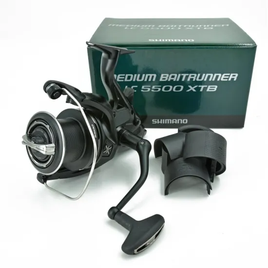 Kołowrotek feeder karpiowy z wolnym biegiem Shimano Medium Baitrunner XT-B LC 5 łożysk-87947