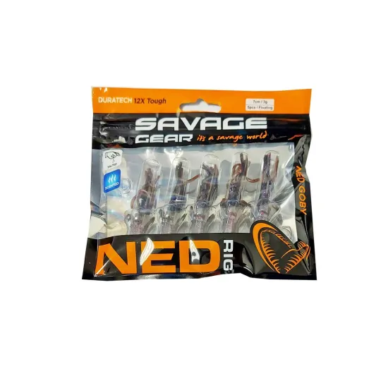 Przynęta Savage Gear Ned Goby F 7cm 3g 5 sztuk pb & j-89467