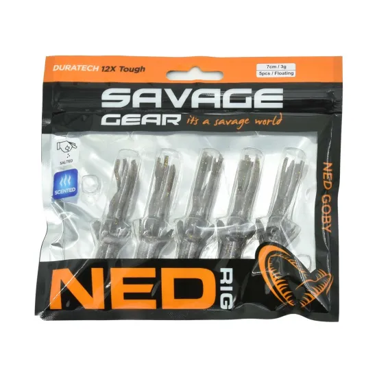 Przynęta Savage Gear Ned Goby F 7cm 3g 5 sztuk purple copp-89870
