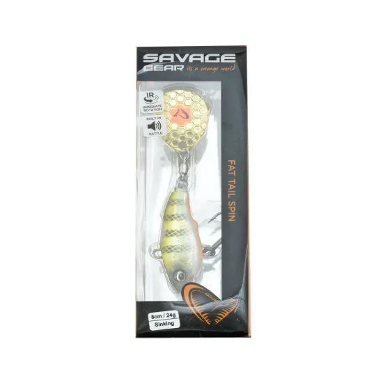 Przynęta Fat Tail Spin 8cm 24g perch Savage Gear-90013