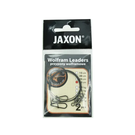 Przypon spinningowy wolframowy Jaxon zbrojony 35 cm 20 kg 2 sztuki