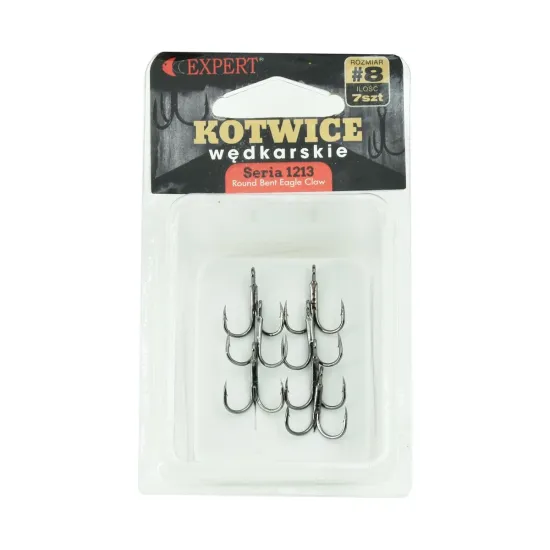 Kotwica trójramienna Expert 1213 rozmiar "8" opakowanie 7 sztuk