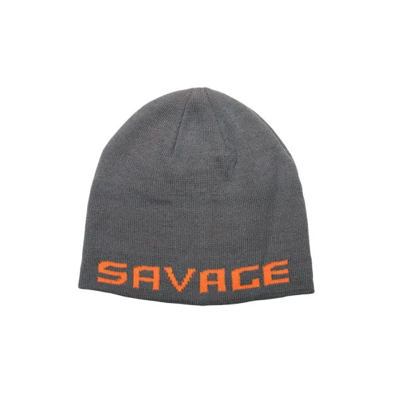 Czapka Logo szara, pomarańczowa Savage Gear