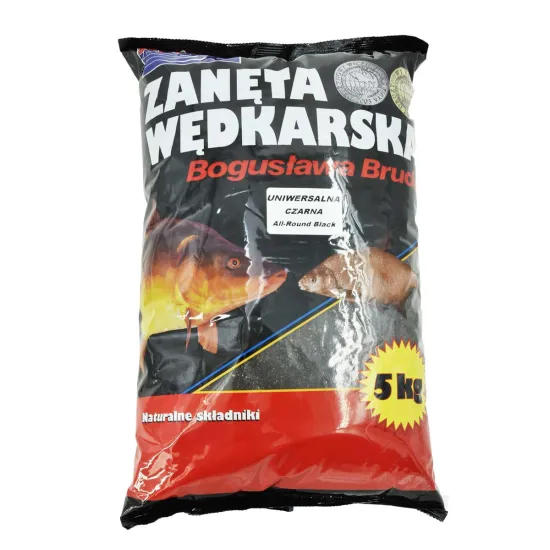 Zanęta wędkarska popularna uniwersalna czarna Boland 5kg